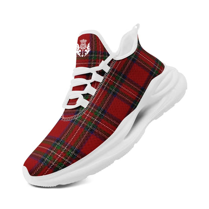 Personalized Custom Vintage Plaid Breathable Shoes