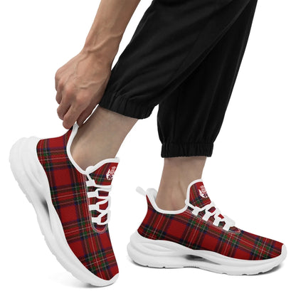 Personalized Custom Vintage Plaid Breathable Shoes