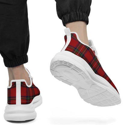 Personalized Custom Vintage Plaid Breathable Shoes