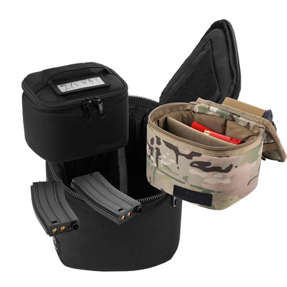 Tactical Ammo Bag, Ammos Transportation Bag for Pistol Rifle and Shotgun Range