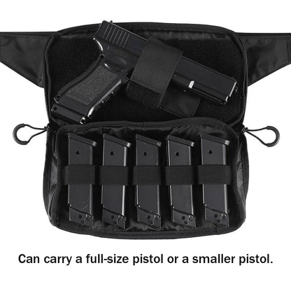 Votagoo Tactical CCW Fanny Bag Adjustable Waist Belt Tactical Waist Bag Handgun Pouch