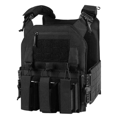 Votagoo 601 Laser Cut Molle Vest Adjustable Plate Carrier Tactical Military Vest