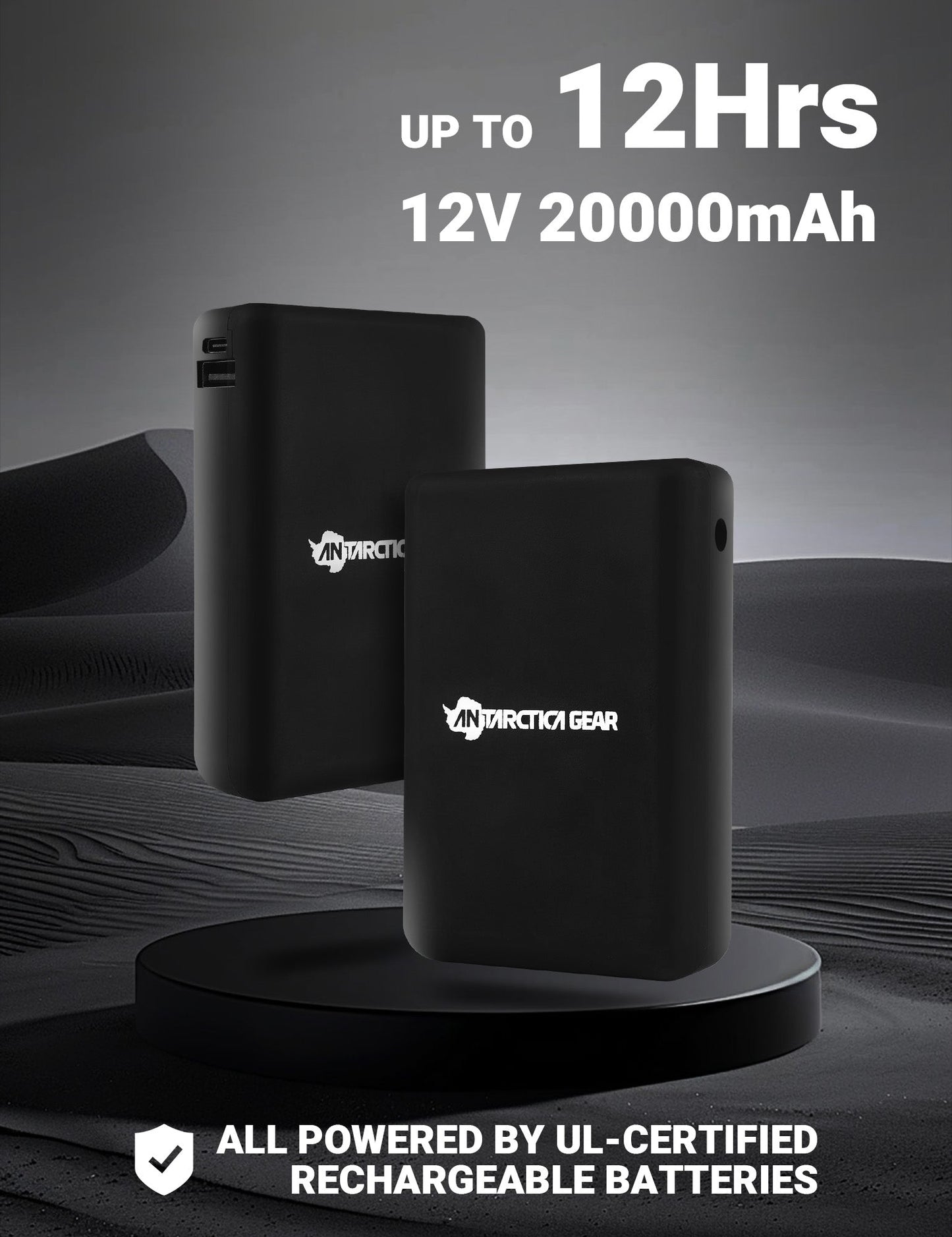 ANTARCTICA GEAR 20000mAh 12V Rechargeable Battery Power Bank