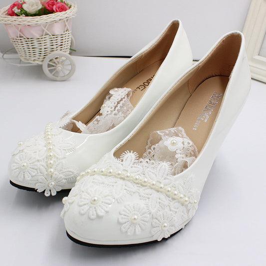 Women's Wedding Dress High Heels - Convenient store