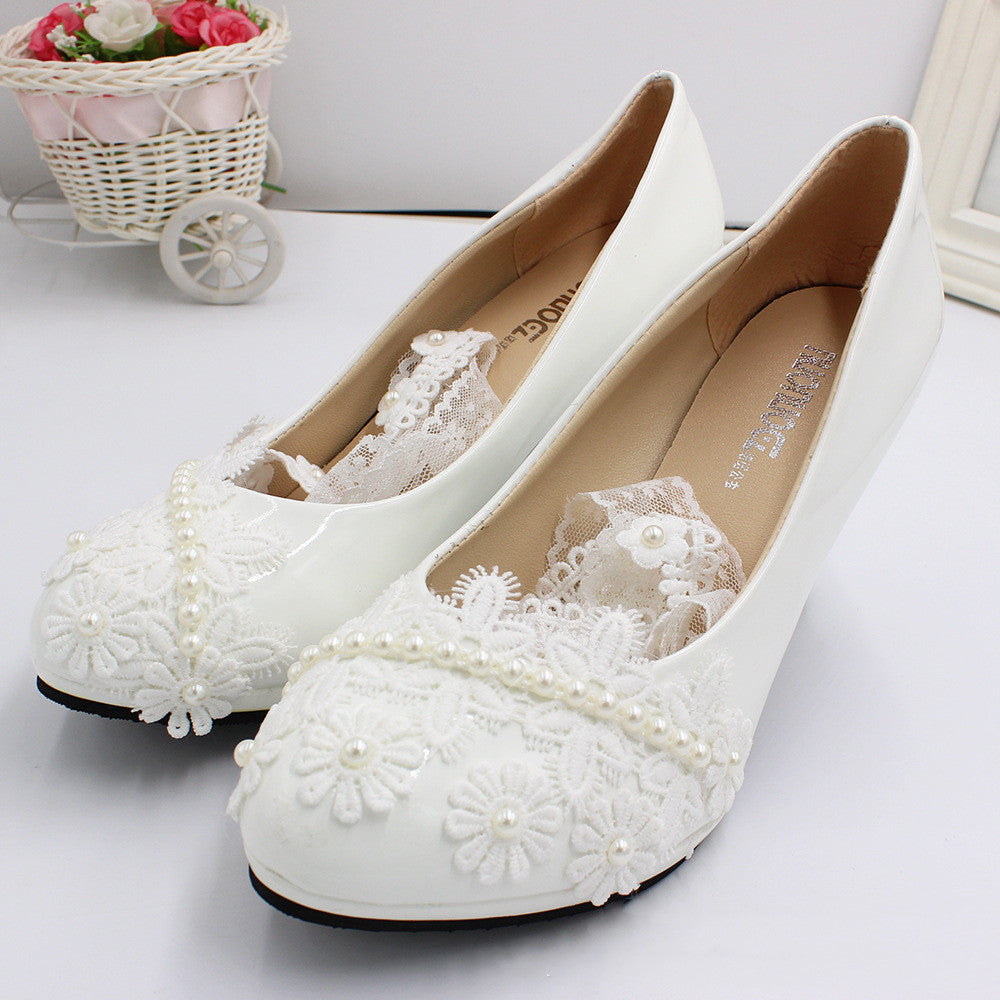 Women's Wedding Dress High Heels - Convenient store