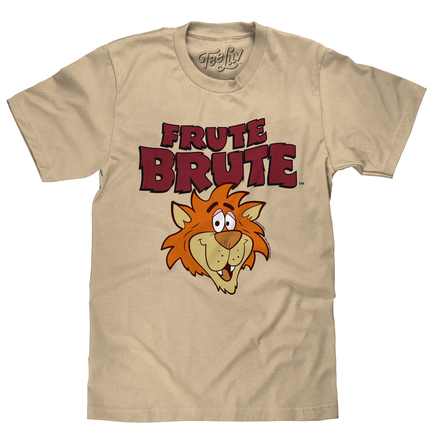 Frute Brute Cereal Retro 70s Cartoon Werewolf T-Shirt - Cream