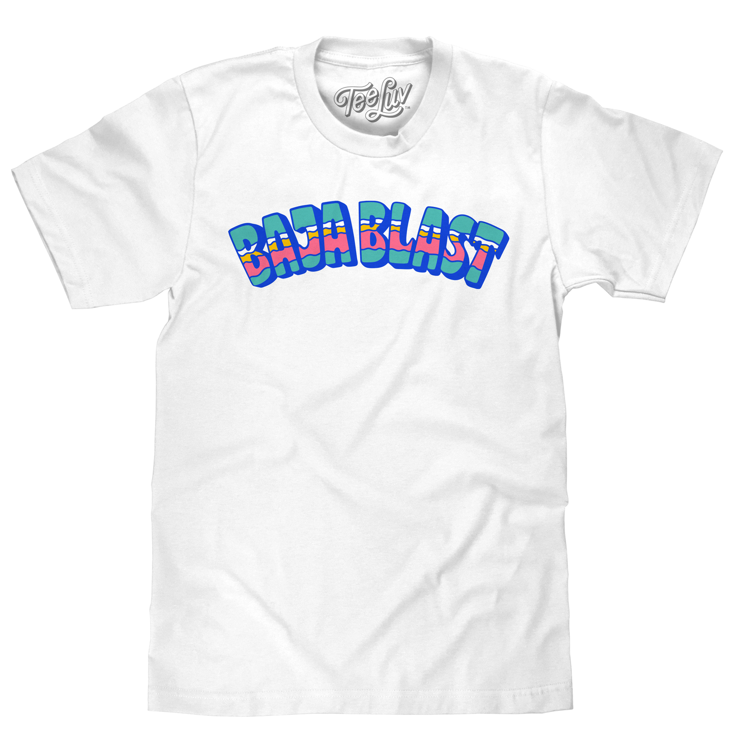 Mtn Dew Baja Blast Soda Tropical T-Shirt - White