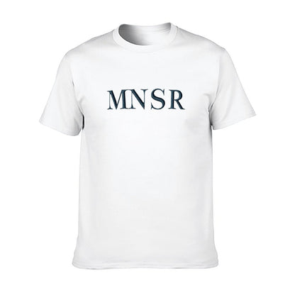 **SALE** Munsieur Men's Tee Cotton Signature Print Design "MNSR"