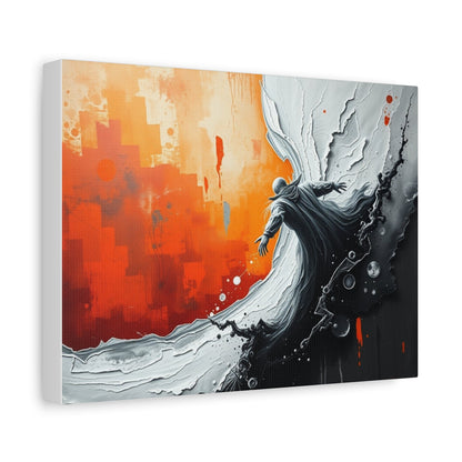 Dynamic Abstract Canvas Art
