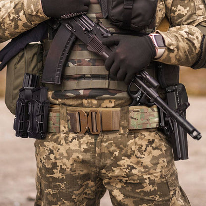 Tactical MOLLE Battle Belt with Quick Release Buckle