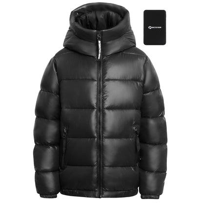 Antarctica Gear Kid Heated Jacket with 12V/5A 10000 mAh Battery Pack Winter Coat for Boys Girls Heated Coat
