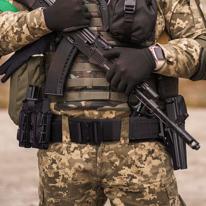 Tactical MOLLE Battle Belt with Quick Release Buckle