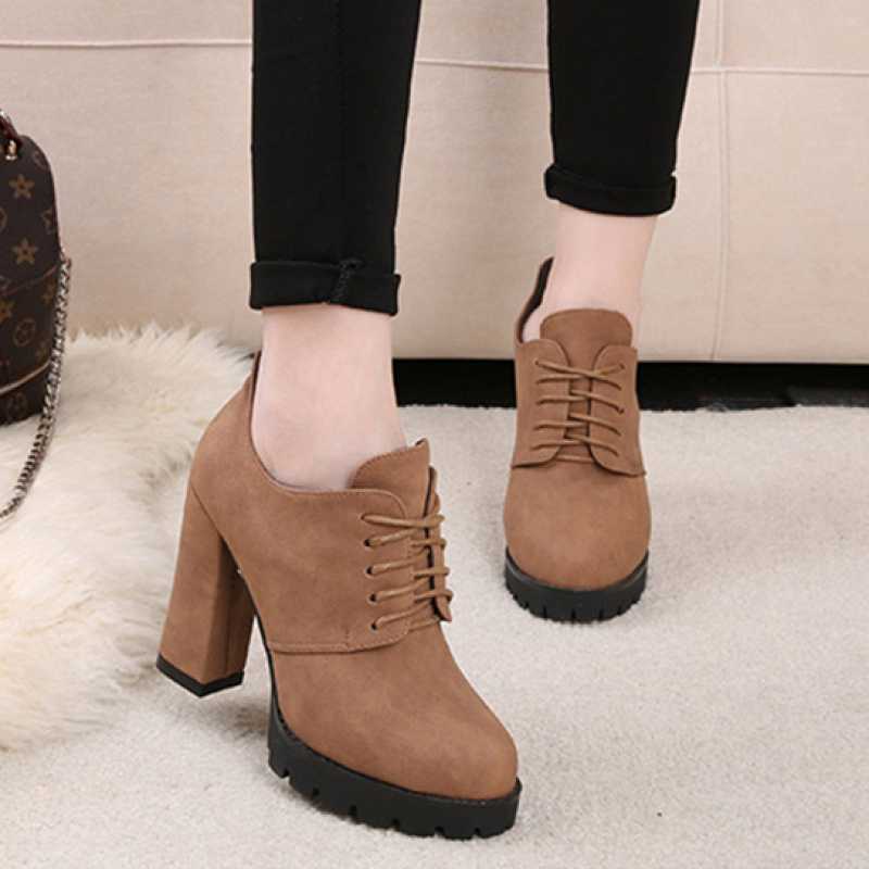 Women's Platform With Thick Heels And High Heels - Convenient store