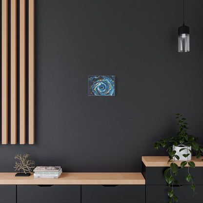 Galactic Swirl Canvas Art, Abstract Home Decor, Space-Inspired Wall Hanging, Unique Gift for Space Lovers, Modern Room Decoration