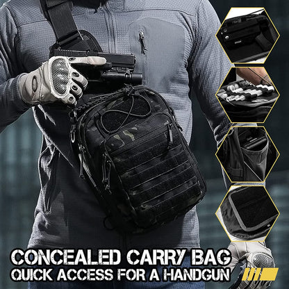 Concealed Carry Tactical Sling Bag For Range And Travel