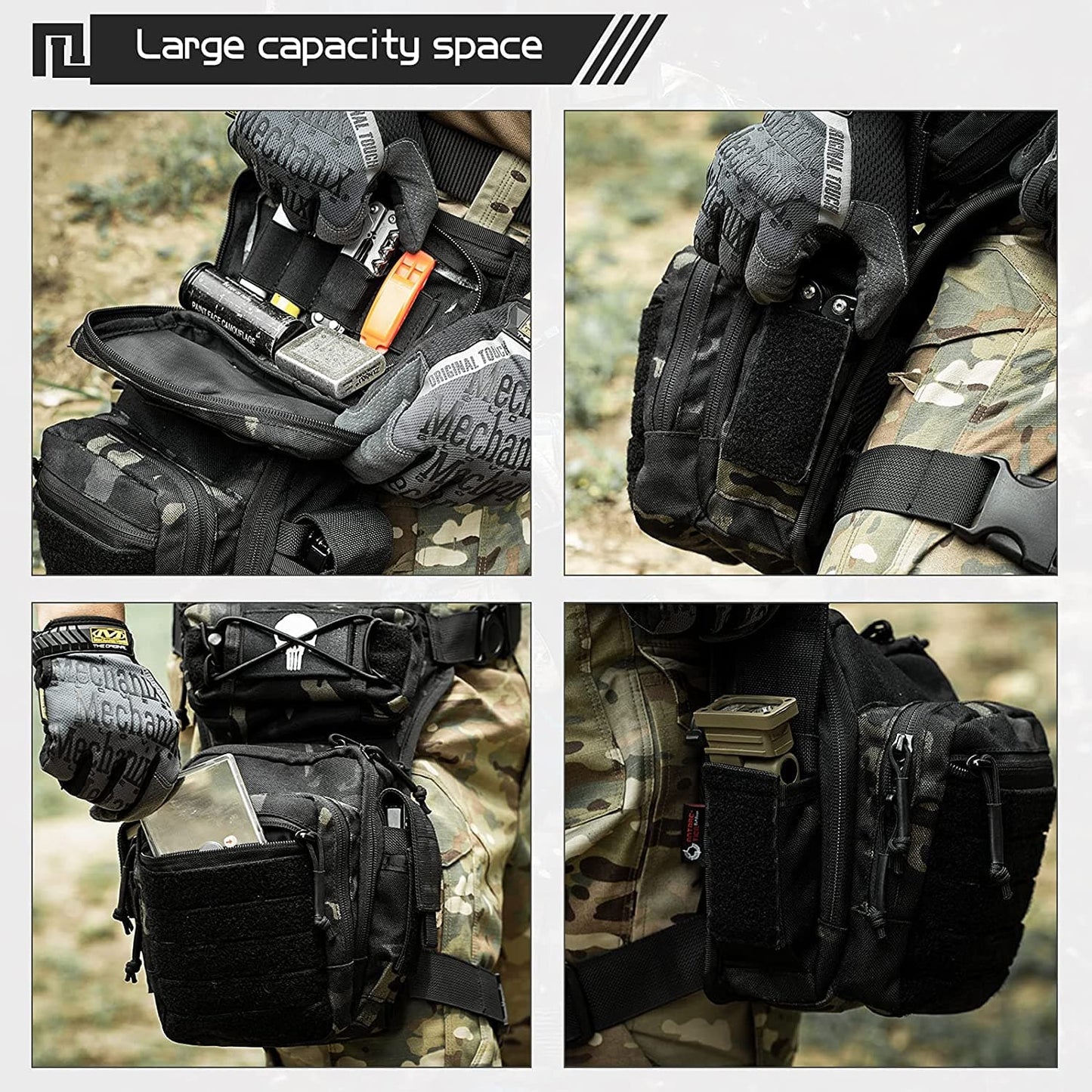 Drop Leg Bag for Men Thigh Pack Pouch