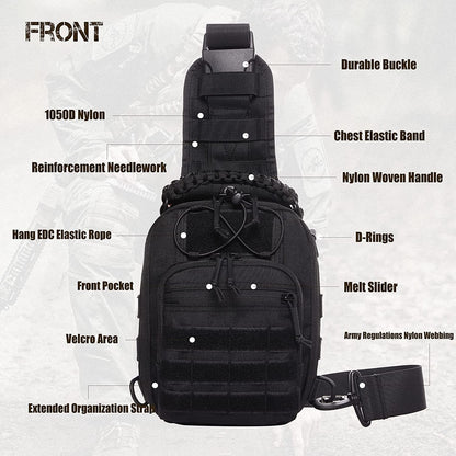 Concealed Carry Tactical Sling Bag For Range And Travel