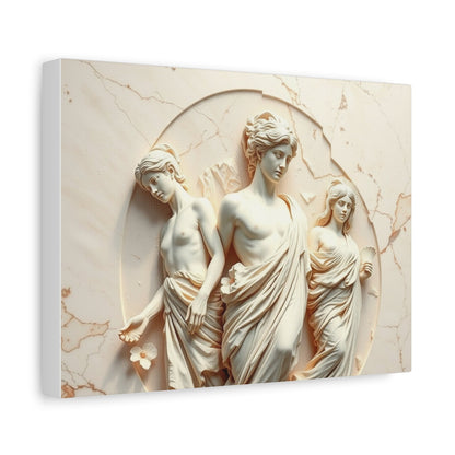 Elegant Stretched Canvas Art Piece, Wall Decor, Home Decoration, Gift for Art Lovers, Gallery Wall Accent, Unique Art Display