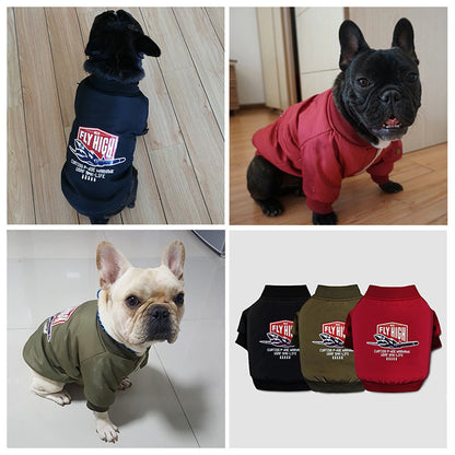 Jacket Cotton Plus Fleece Pet Sweater - Convenient store