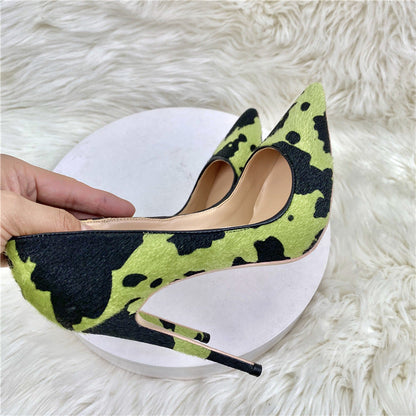 New Camouflage Graffiti High Heels - Convenient store