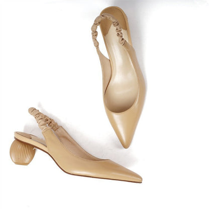 Female spherical heel high heels - Convenient store