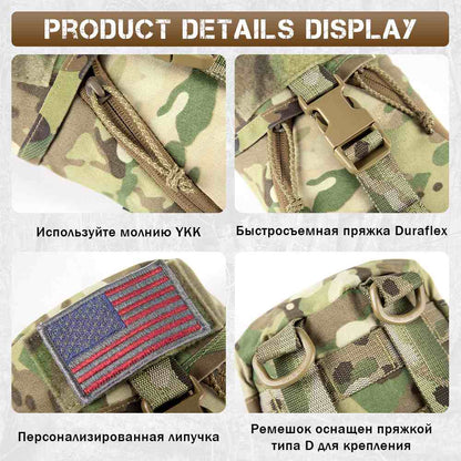 Votagoo Tactical Medical Bag Molle First Aid Kits Set Emergency Pouch IFAK Trauma Kit for Outdoor Survival