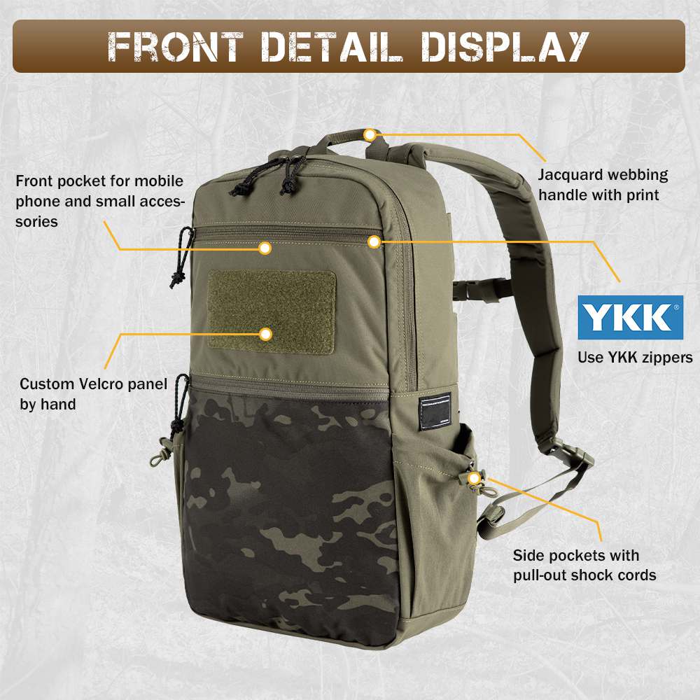 Votagoo 8005 Outdoor Combat Hiking Bag Camping Camouflage Tactical Backpack with Carbon Frame