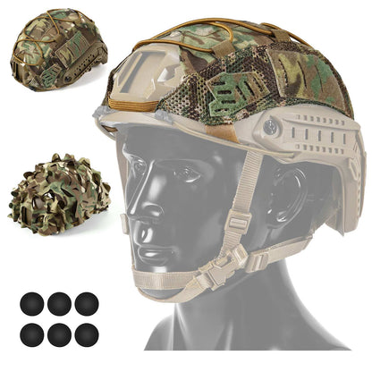 Votagoo Helmet Cover Combo, Tactical Helmet Cover for Fast Helmet