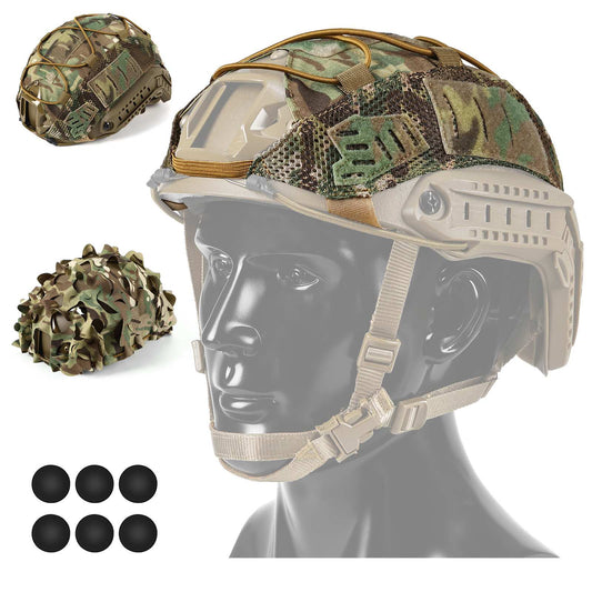 Votagoo Helmet Cover Combo, Tactical Helmet Cover for Fast Helmet