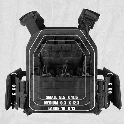 Votagoo Outdoor 1000D Nylon Tactical Combat Tactic Vest Plate Carrier