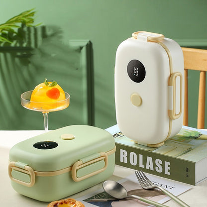 Portable Temperature Display Insulation Lunch Box