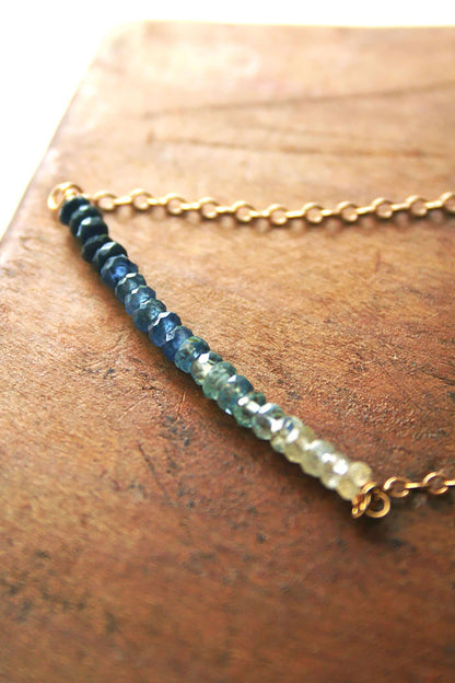 Sapphire Ombre Necklace