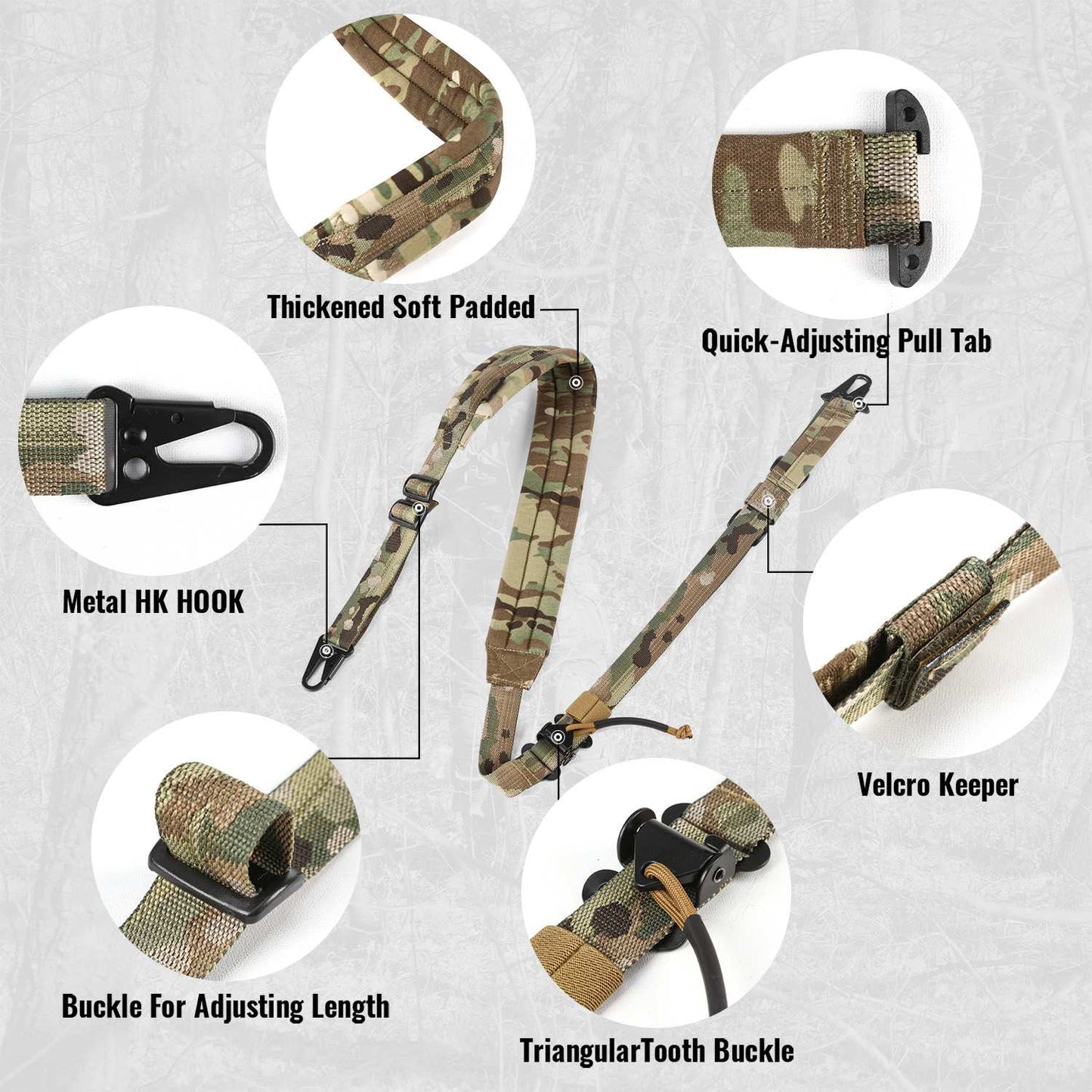 Votagoo Rifle Sling for Hunting Tactical Strap
