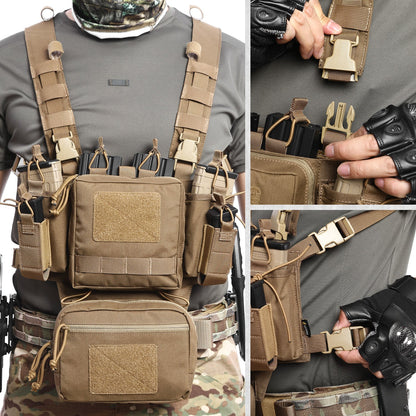 Votagoo Adjustable & Detachable Tactical Chest Rig