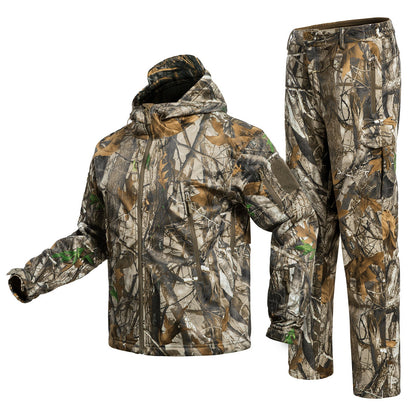 Hunting Gear Suit For Men Camouflage Windproof Jacket