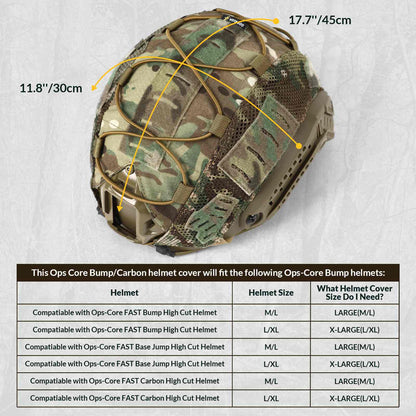 Votagoo Helmet Cover Combo, Tactical Helmet Cover for Fast Helmet