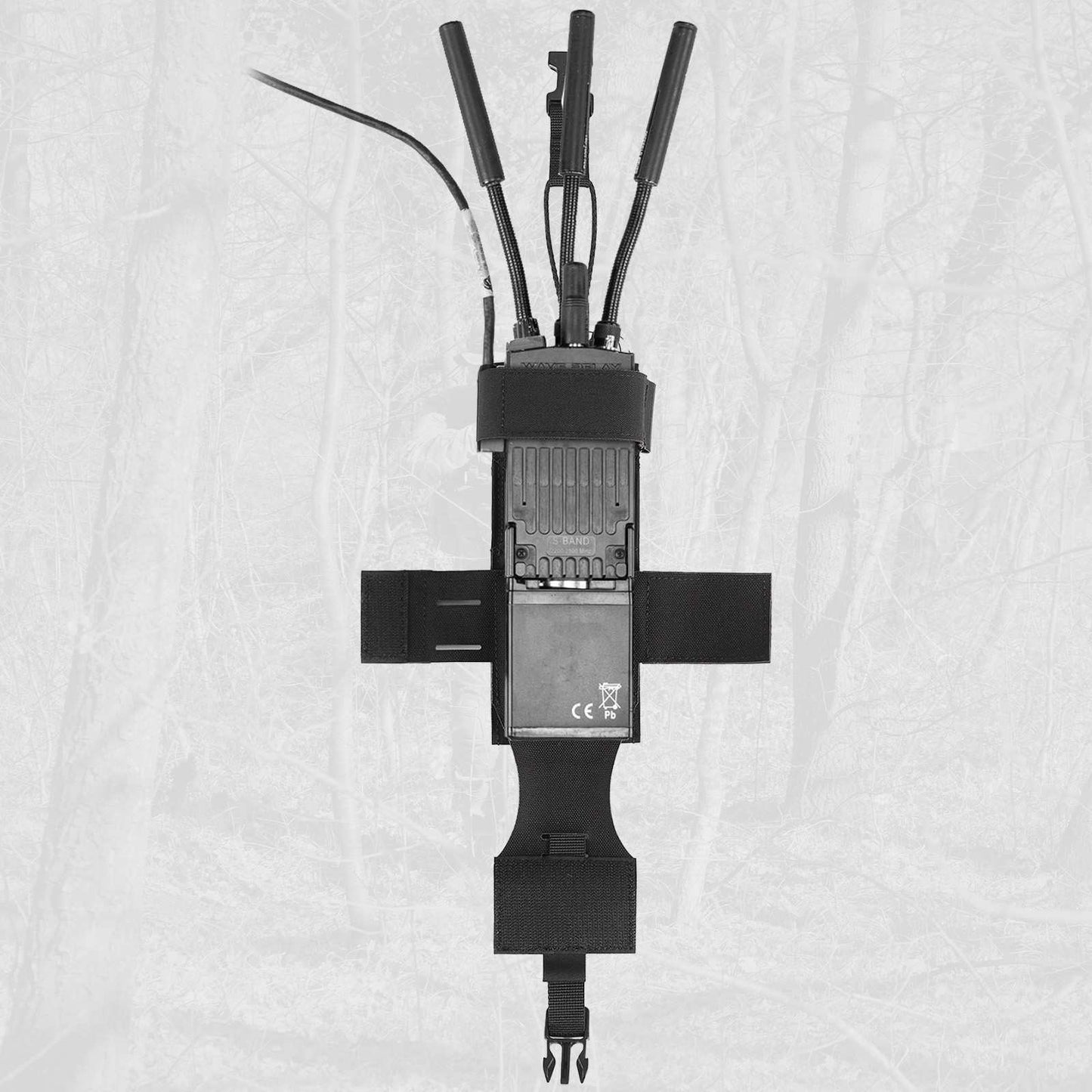 Votagoo Tactial Radio Holster Holder Case, Laser Cut Multi Platform Radio Chassi