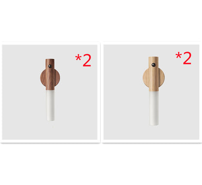 USB Magnetic Wood Motion Sensor Wall Lamp