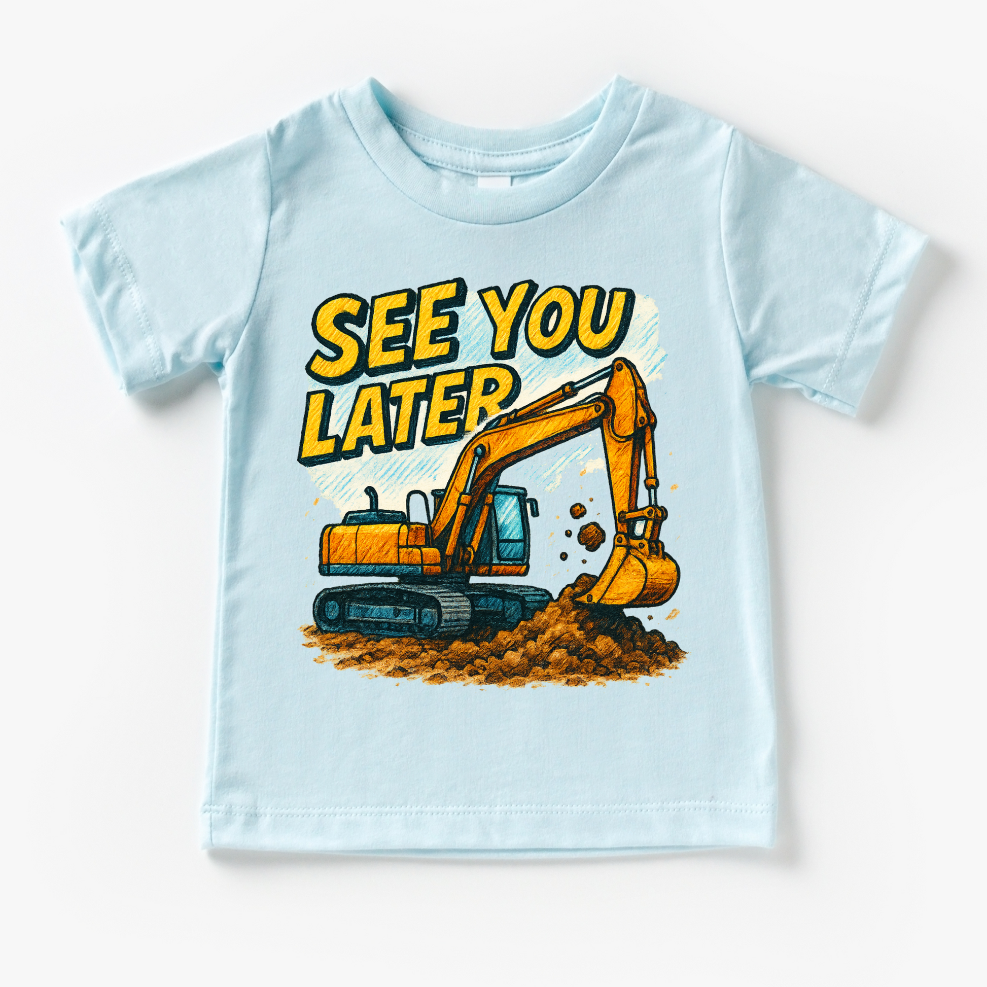 See You Later Excavator Shirt - Construction Tee - Convenient store