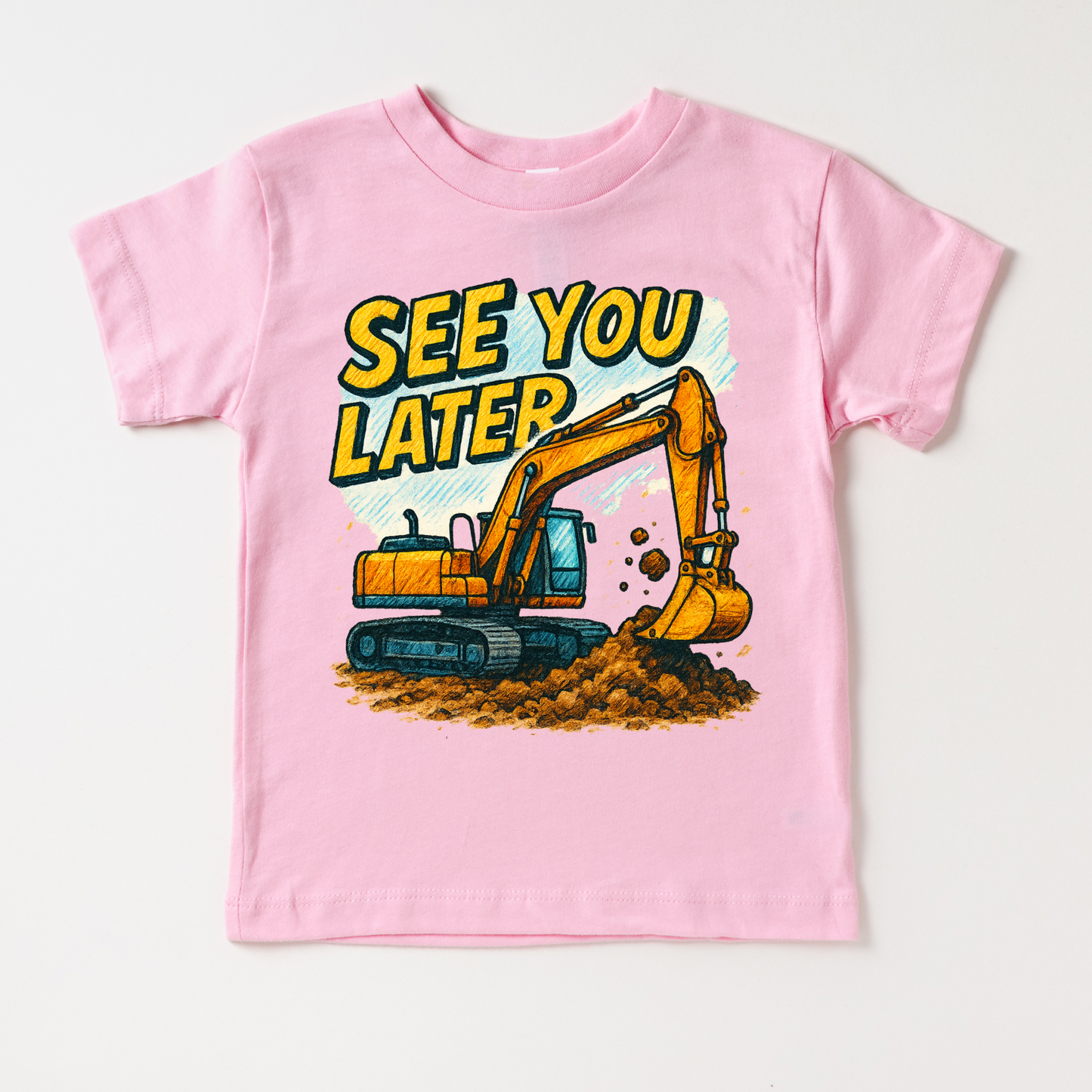 See You Later Excavator Shirt - Construction Tee - Convenient store