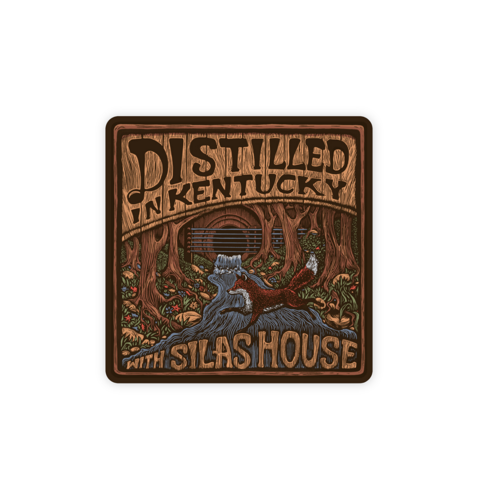 Distilled in Kentucky Sticker - Convenient store