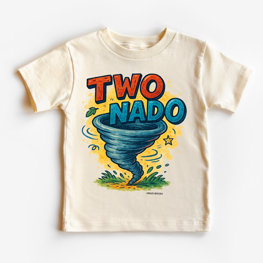 Two Nado Tornado Birthday Shirt - 2nd Birthday Tee - Convenient store