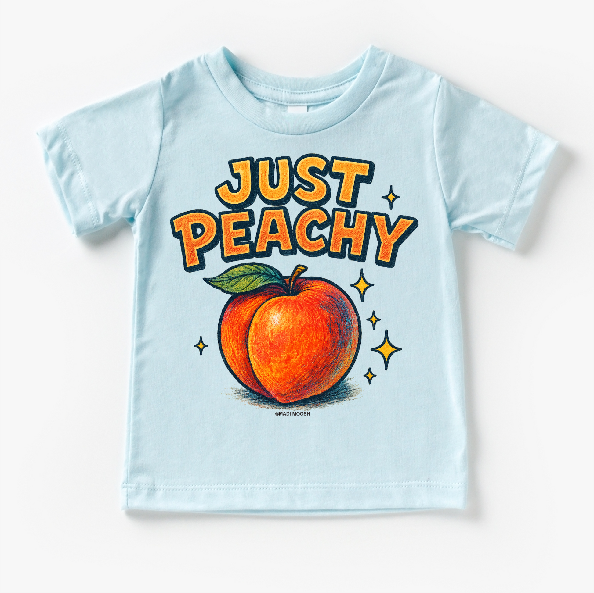 Just Peachy Fruit Shirt - Food Pun Tee - Convenient store