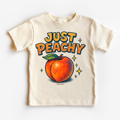 Just Peachy Fruit Shirt - Food Pun Tee - Convenient store