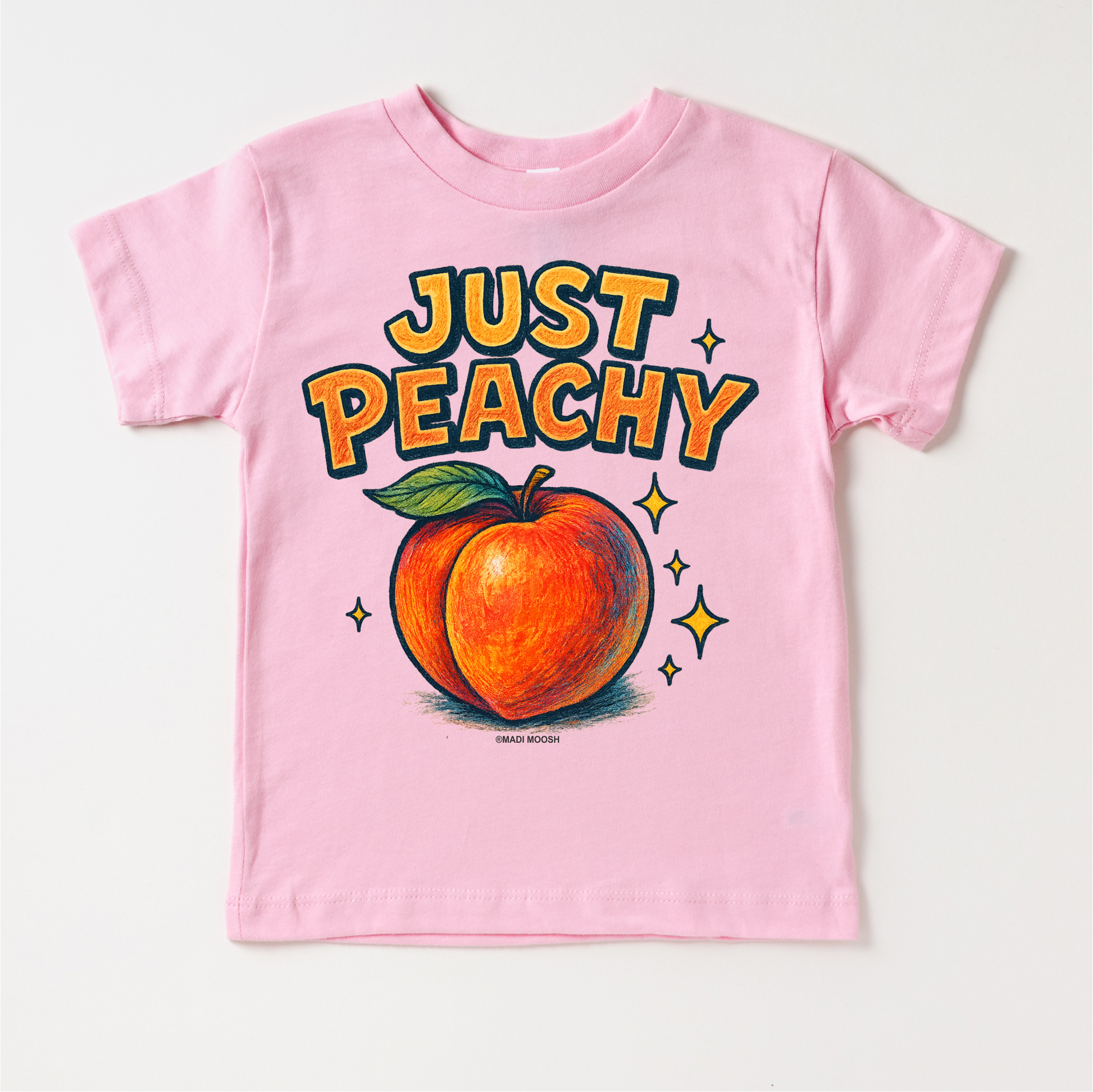 Just Peachy Fruit Shirt - Food Pun Tee - Convenient store