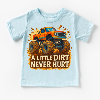 Monster Truck A Little Dirt Never Hurt Shirt - Funny Tee - Convenient store