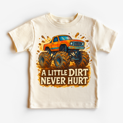 Monster Truck A Little Dirt Never Hurt Shirt - Funny Tee - Convenient store
