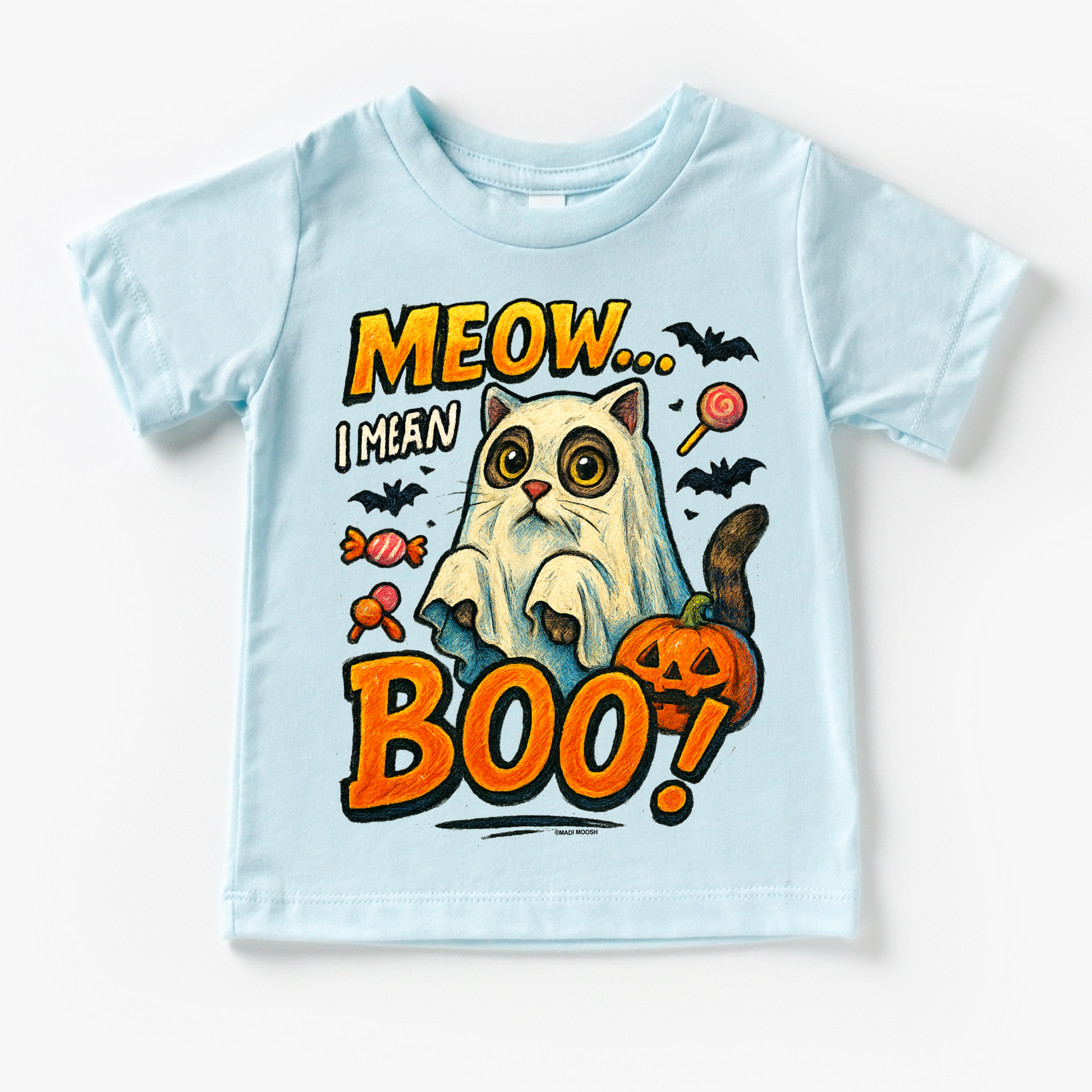 Meow.. I Mean Boo Halloween Cat Shirt - Halloween Tee - Convenient store