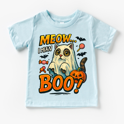 Meow.. I Mean Boo Halloween Cat Shirt - Halloween Tee - Convenient store