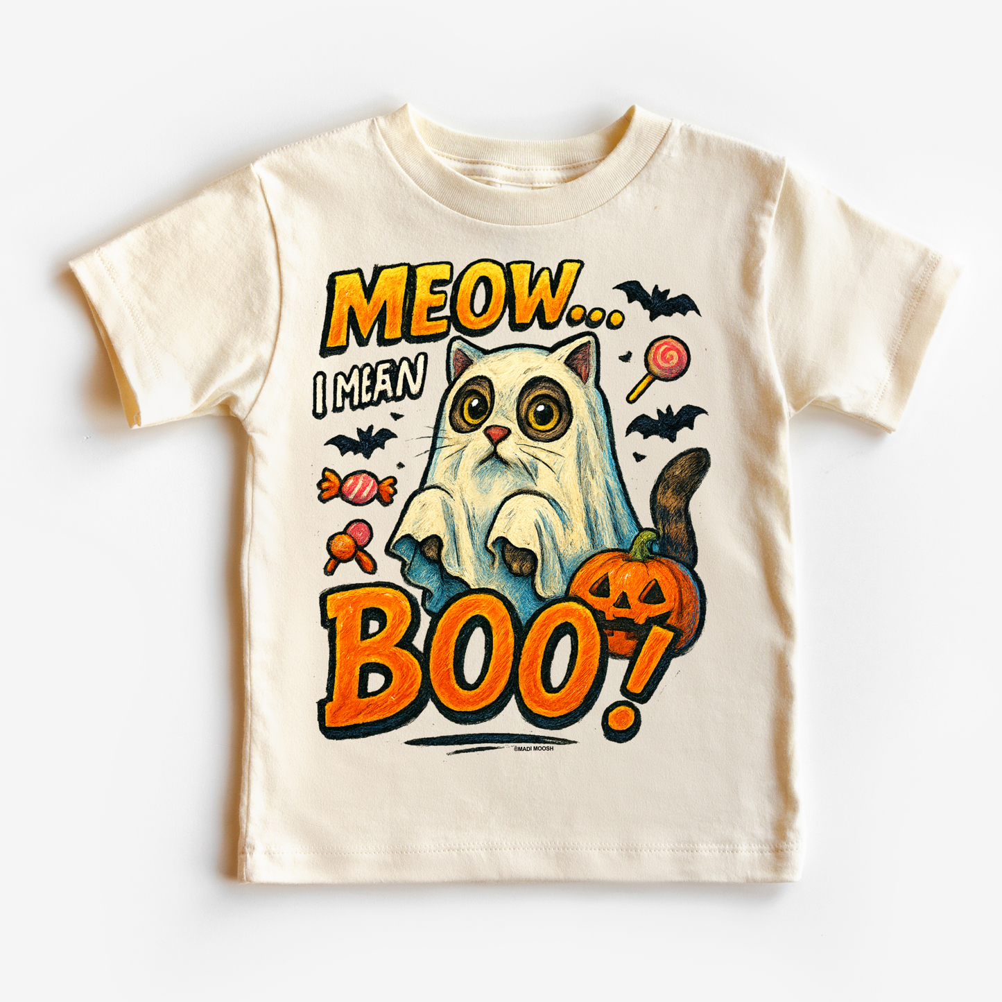 Meow.. I Mean Boo Halloween Cat Shirt - Halloween Tee - Convenient store